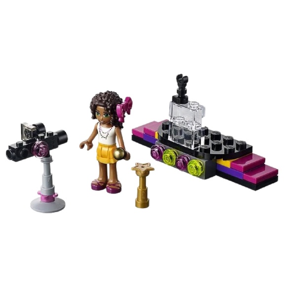 🖤 LEGO Friends Sets Mini Golf Emma 30203 Pop Star Andrea 30205 Minifigure Lot - Picture 5 of 9